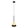 Lustra ar auklu CONE 1xGU10/10W/230V zelta/melna