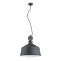 Lustra ar auklu CORA 1xE27/15W/230V pelēka