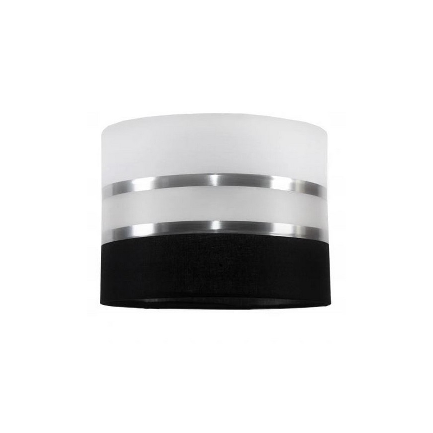 Lustra ar auklu CORAL 3xE27/60W/230V melns un balts