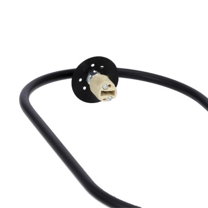 Lustra ar auklu CORDEL 1xG9/28W/230V melna