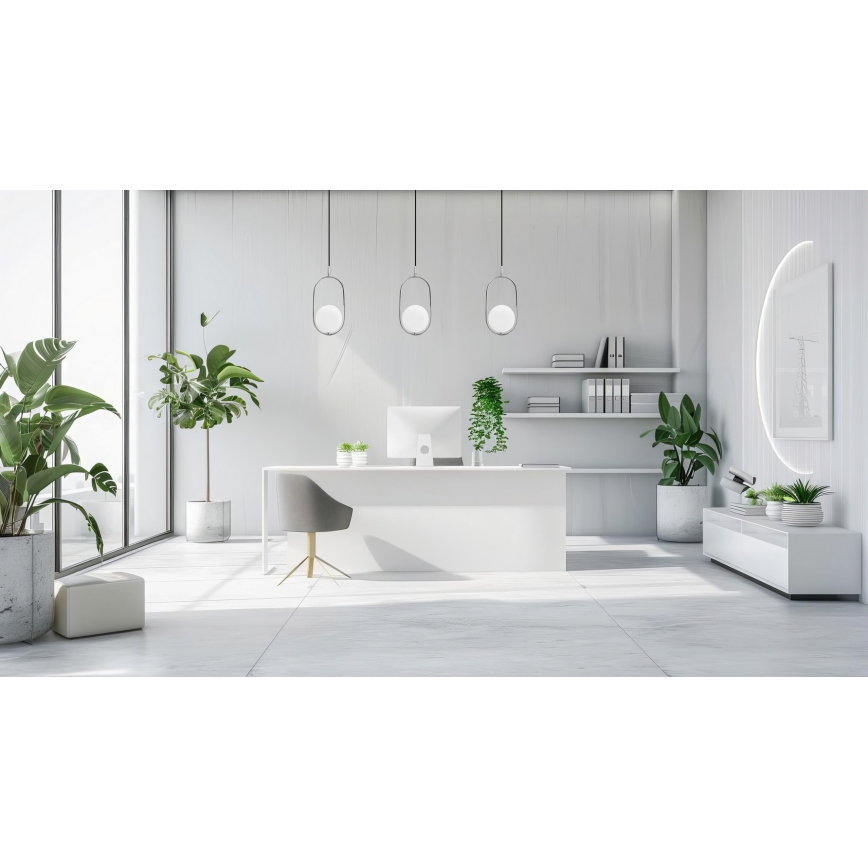Lustra ar auklu CORDEL 1xG9/28W/230V spīdīgi hromēts