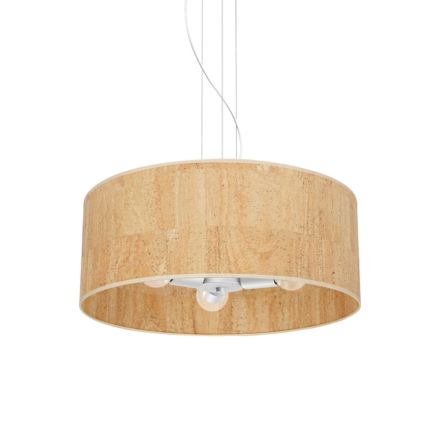 Lustra ar auklu CORK 3xE27/60W/230V