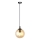 Lustra ar auklu COSMO 1xE14/10W/230V d. 14 cm melna/bēša