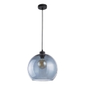Lustra ar auklu CUBUS 1xE27/60W/230V zila