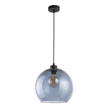 Lustra ar auklu CUBUS 1xE27/60W/230V zila