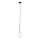 Lustra ar auklu DAISY 1xG9/12W/230V d. 14 cm spīdīgi hromēts/melna/balta