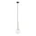Lustra ar auklu DAISY 1xG9/12W/230V d. 14 cm spīdīgi hromēts/melna/caurspīdīga