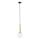 Lustra ar auklu DAISY 1xG9/12W/230V d. 14 cm zelta/melna/caurspīdīga