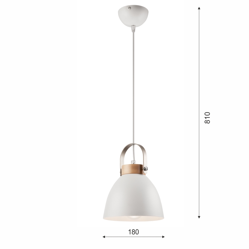 Lustra ar auklu DANIELLE 1xE27/60W/230V dižskābardis
