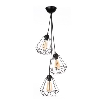 Lustra ar auklu DIAMENT MINI 3xE27/60W/230V