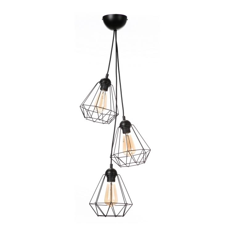 Lustra ar auklu DIAMENT MINI 3xE27/60W/230V