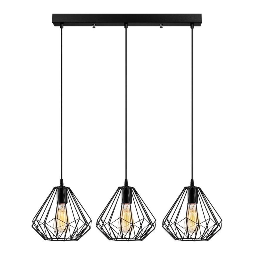 Lustra ar auklu DIAMOND 3xE27/100W/230V