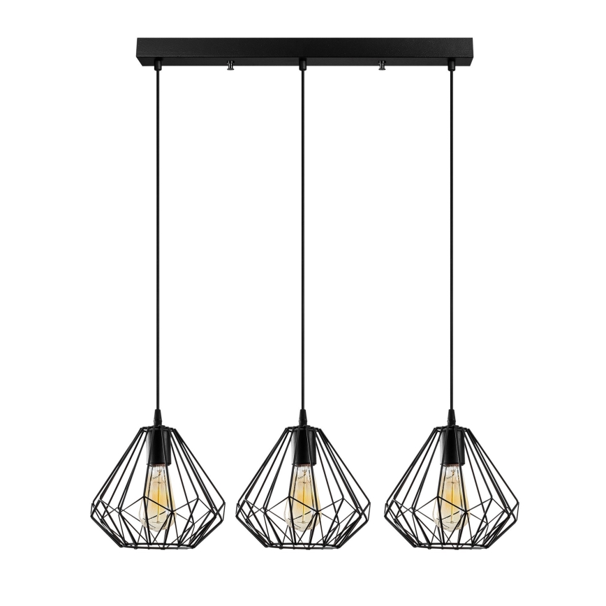 Lustra ar auklu DIAMOND 3xE27/100W/230V