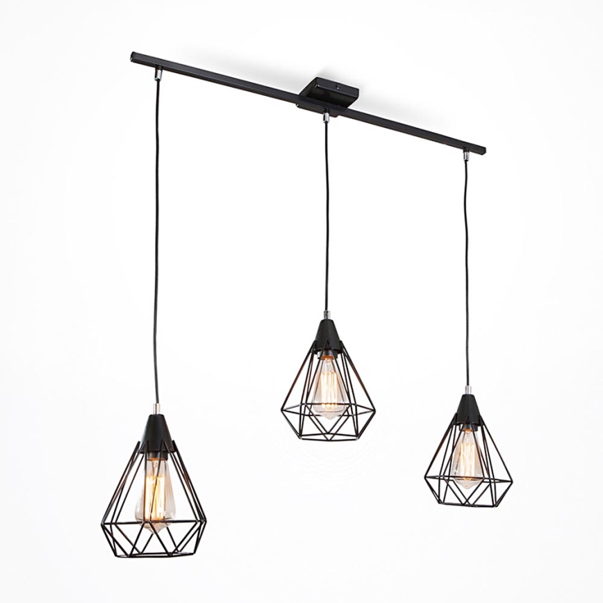 Lustra ar auklu DIAMOND 3xE27/60W/230V 83 cm