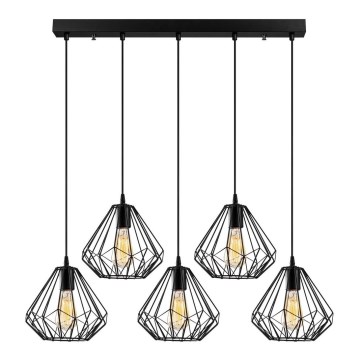 Lustra ar auklu DIAMOND 5xE27/100W/230V