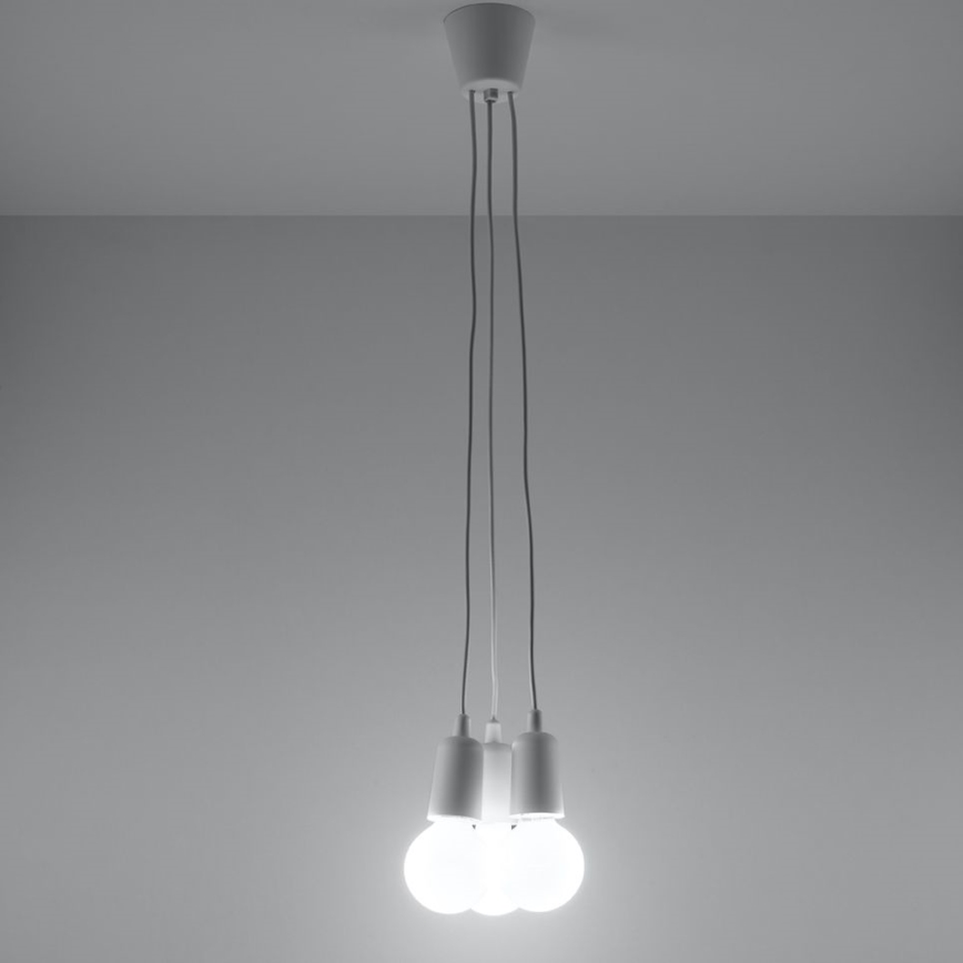 Lustra ar auklu DIEGO 3xE27/60W/230V