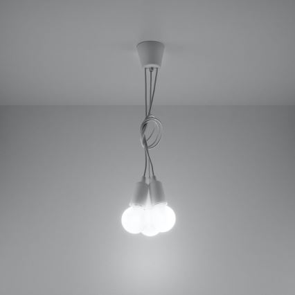 Lustra ar auklu DIEGO 3xE27/60W/230V