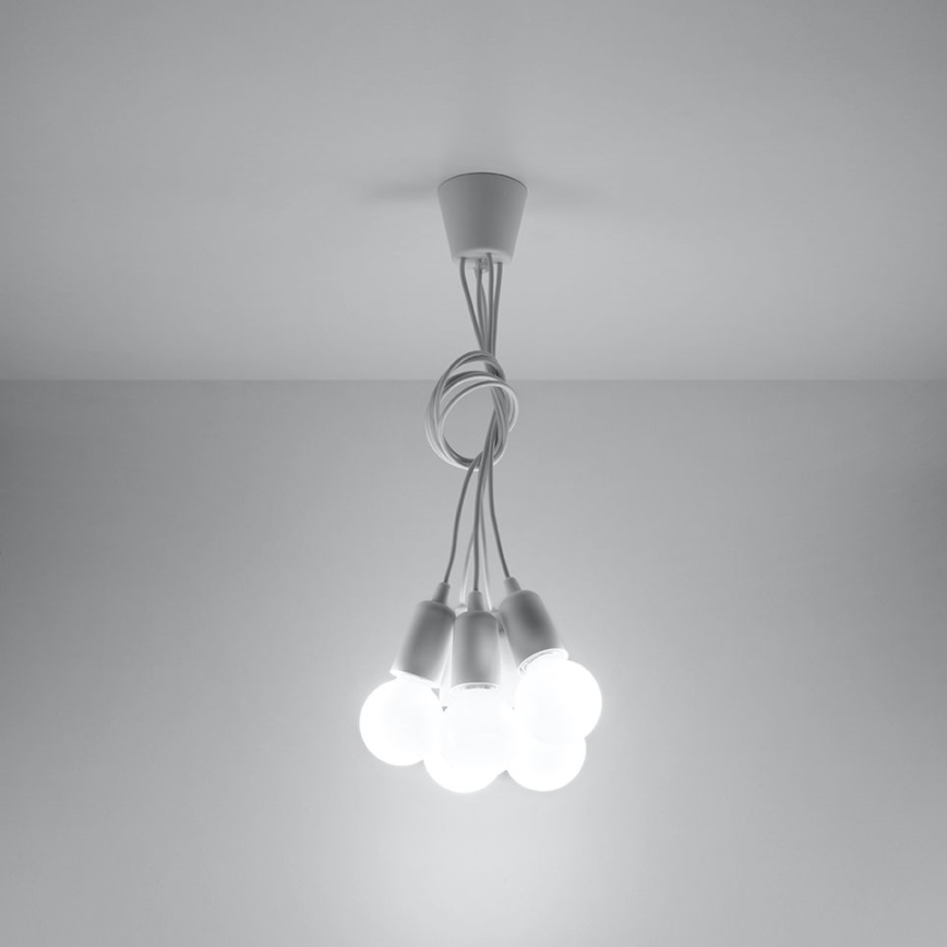Lustra ar auklu DIEGO 5xE27/60W/230V