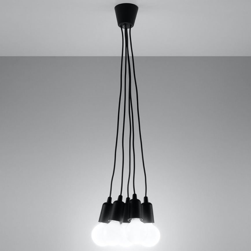 Lustra ar auklu DIEGO 5xE27/60W/230V
