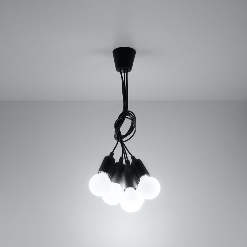 Lustra ar auklu DIEGO 5xE27/60W/230V