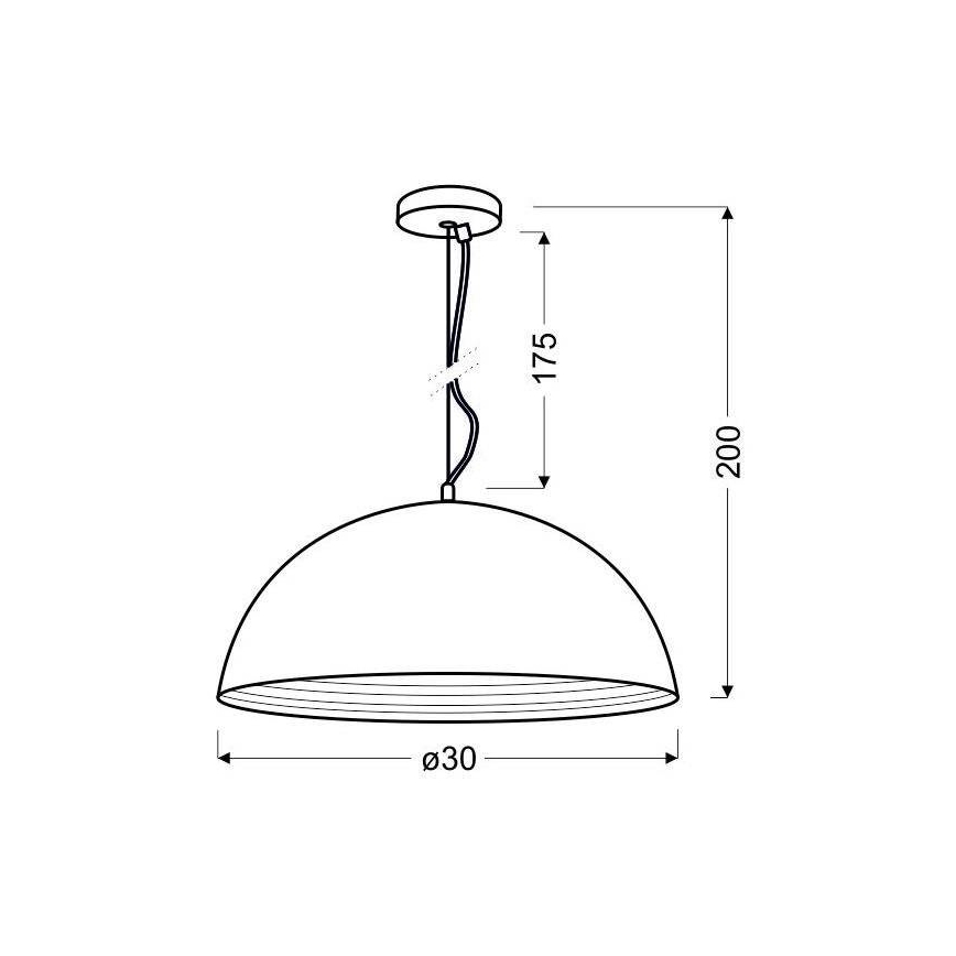 Lustra ar auklu DORADA 1xE27/60W/230V
