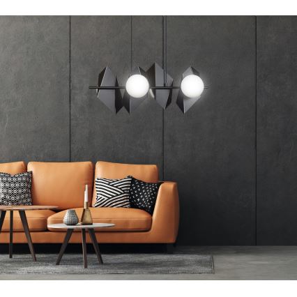 Lustra ar auklu DRIFTON 4xE14/10W/230V melna