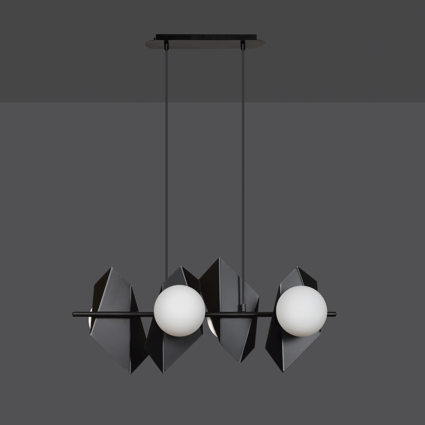 Lustra ar auklu DRIFTON 4xE14/10W/230V melna