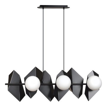 Lustra ar auklu DRIFTON 6xE14/10W/230V melna