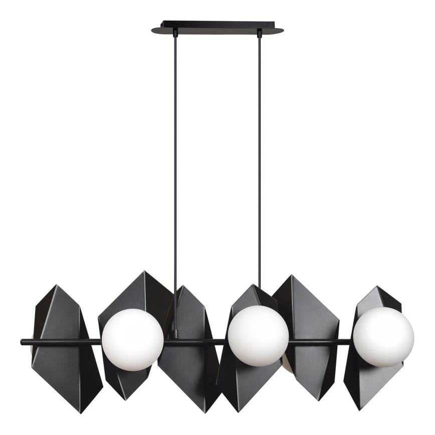 Lustra ar auklu DRIFTON 6xE14/10W/230V melna