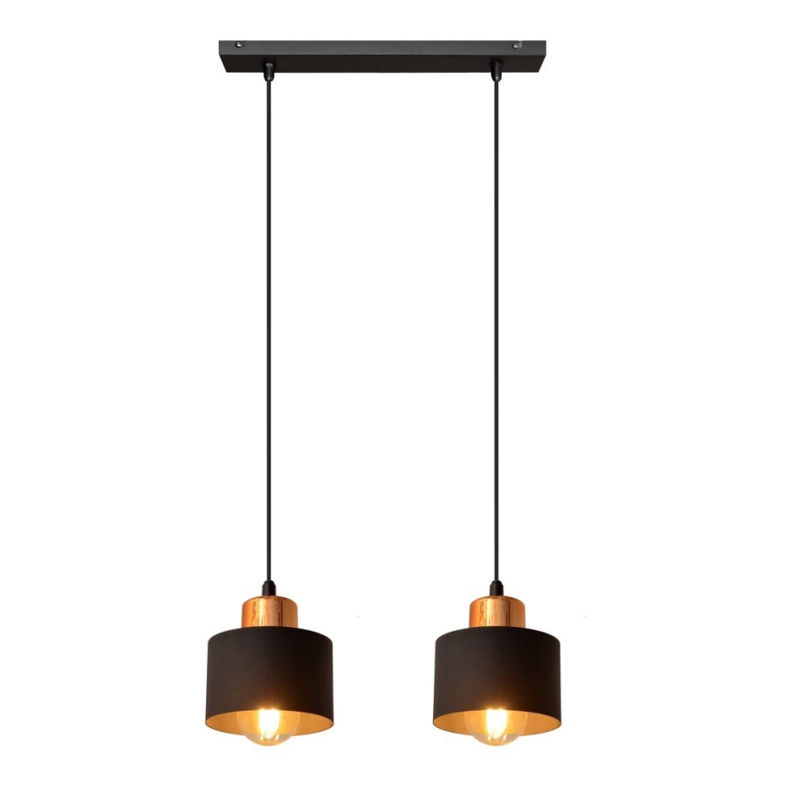 Lustra ar auklu EDISON 2xE27/15W/230V