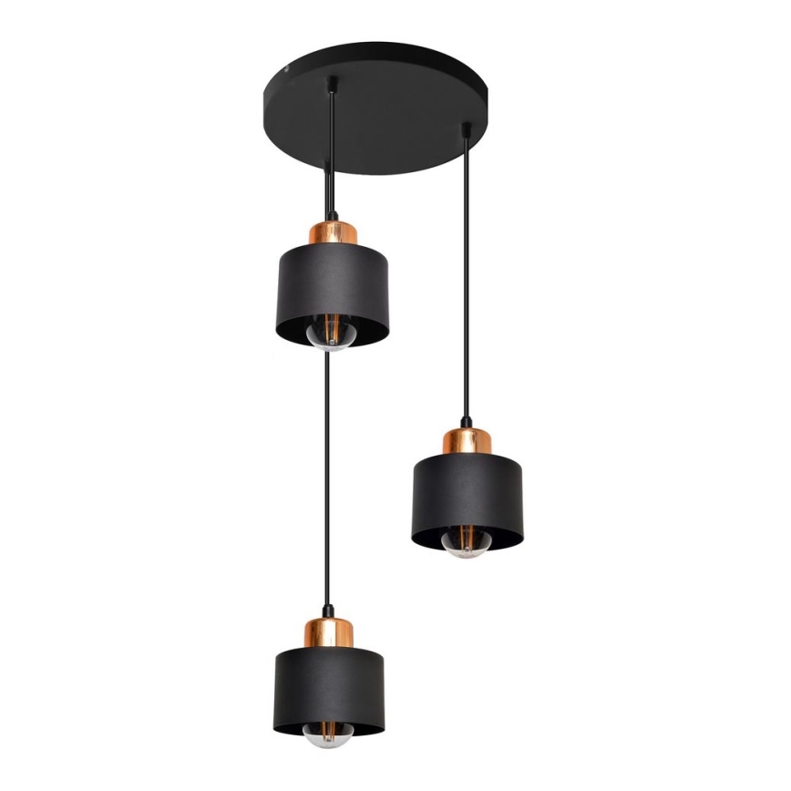 Lustra ar auklu EDISON 3xE27/15W/230V