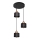 Lustra ar auklu EDISON 3xE27/15W/230V
