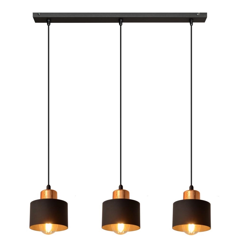 Lustra ar auklu EDISON 3xE27/15W/230V