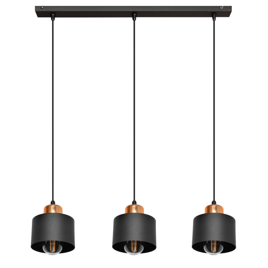 Lustra ar auklu EDISON 3xE27/15W/230V
