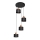Lustra ar auklu EDISON 4xE27/15W/230V