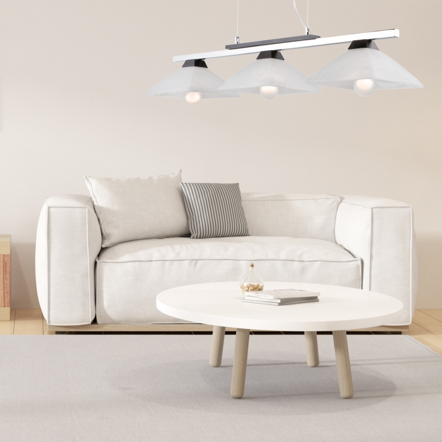 Lustra ar auklu ELA 3xE27/60W/230V dižskābardis