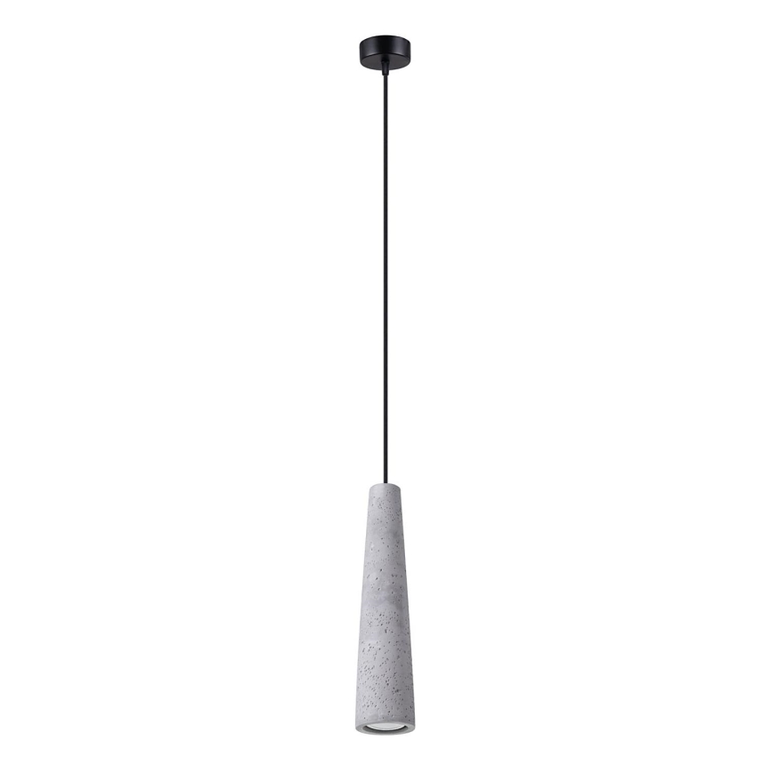 Lustra ar auklu ELECTRA 1xGU10/10W/230V betons/pelēka