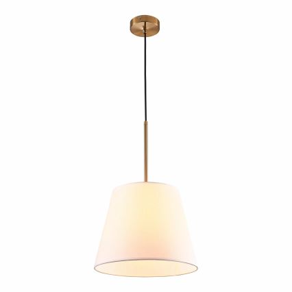 Lustra ar auklu ELENA 1xE27/20W/230V balta
