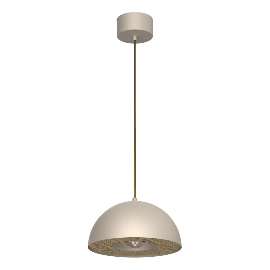 Lustra ar auklu ELGUND 1xE27/15W/230V bēša