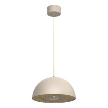 Lustra ar auklu ELGUND 1xE27/15W/230V bēša