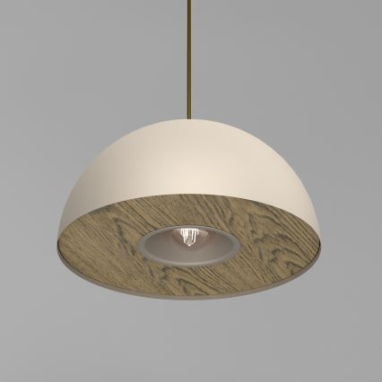 Lustra ar auklu ELGUND 1xE27/15W/230V bēša