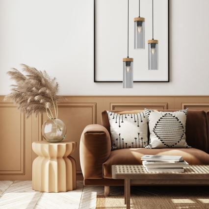 Lustra ar auklu ELICA 3xE27/60W/230V