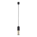 Lustra ar auklu ELIT 1xGU10/10W/230V melna