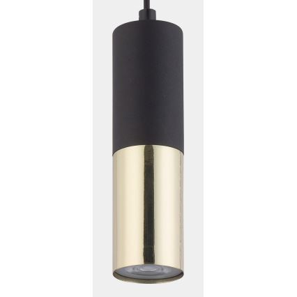 Lustra ar auklu ELIT 1xGU10/10W/230V melna
