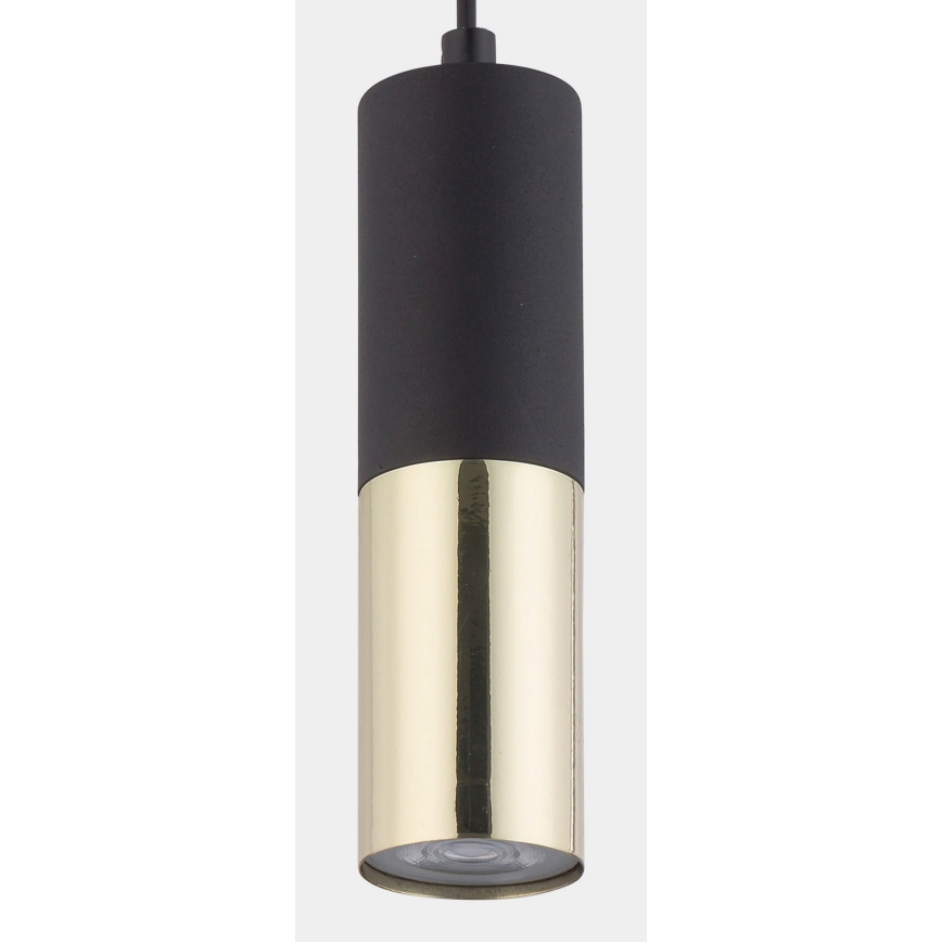 Lustra ar auklu ELIT 1xGU10/10W/230V melna