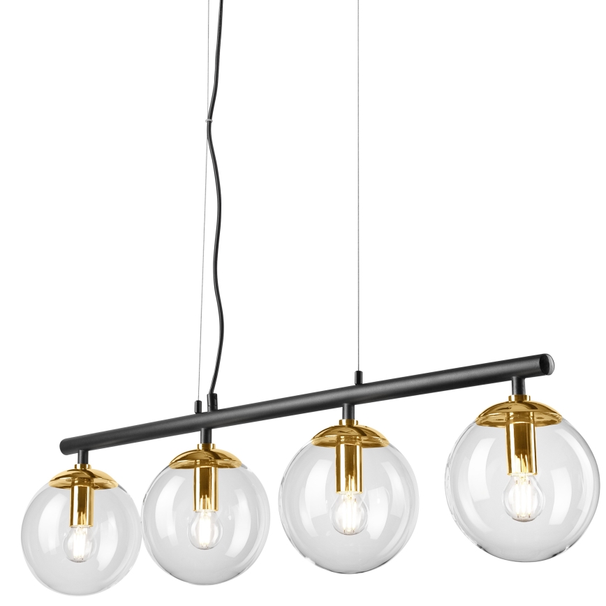 Lustra ar auklu ELOISE 4xE14/15W/230V