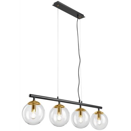 Lustra ar auklu ELOISE 4xE14/15W/230V