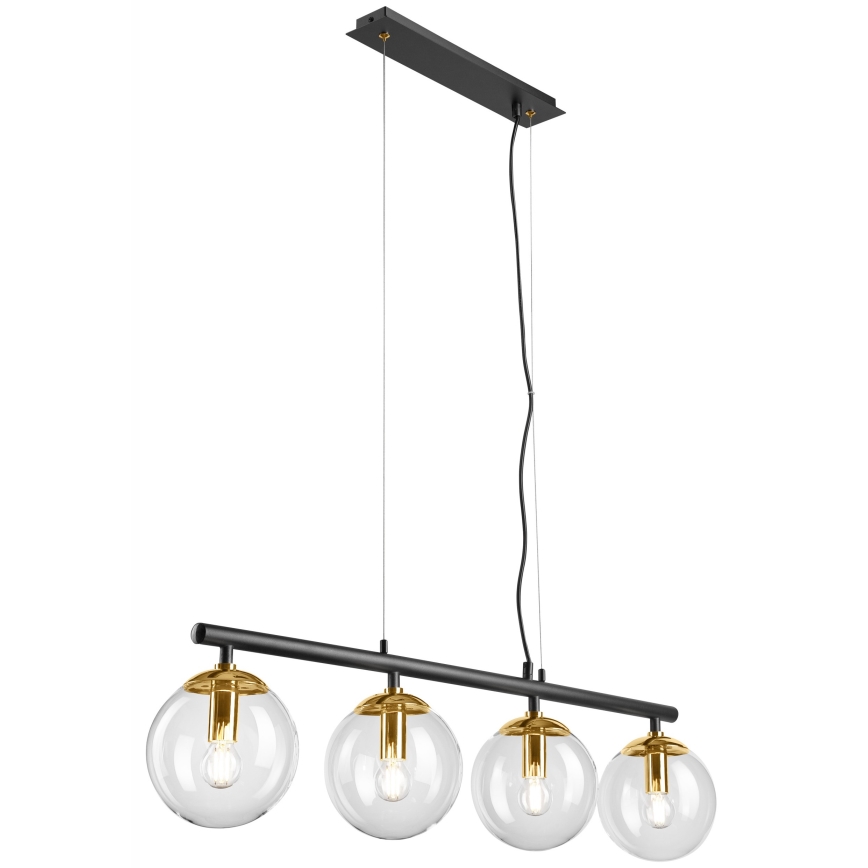 Lustra ar auklu ELOISE 4xE14/15W/230V
