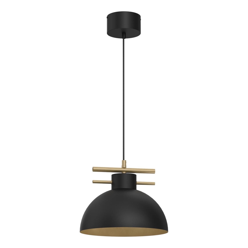 Lustra ar auklu ESTATE 1xE27/15W/230V melna