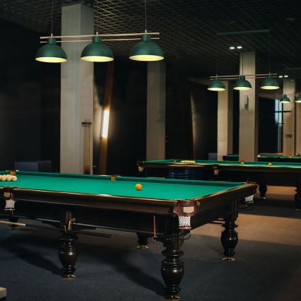 Lustra ar auklu ESTATE 3xE27/15W/230V zaļa